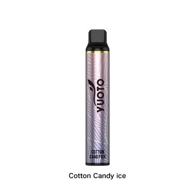Yuoto 3000 퍼프 솜사탕 얼음 일회용 Vape 키트 50mg 니코틴 1350mAh 배터리