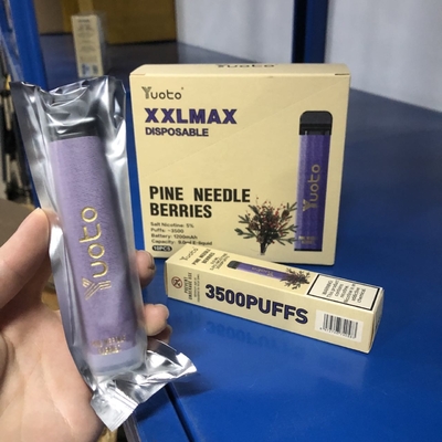버릴 수 있는 공장 새로운 유오토 XXL 맥스 3500 퍼프는 솔침 달러 풍미를 기화시킵니다