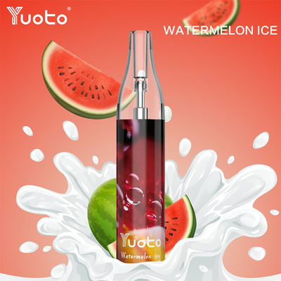 SS304 Pctg PC Yuoto 거품 4000puffs 재충전용 액체 수용량 10ml