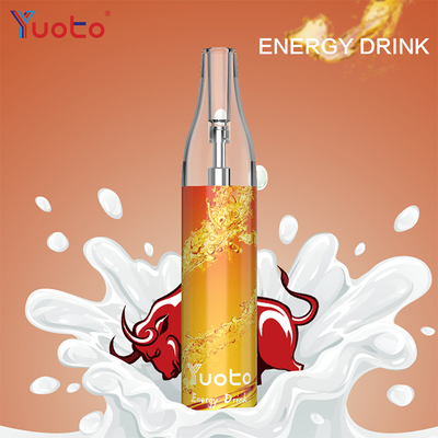 SS304 Pctg PC Yuoto 거품 4000puffs 재충전용 액체 수용량 10ml