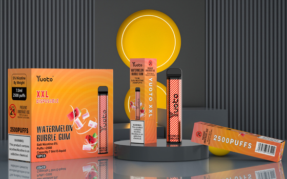 좋은 품질의 원래 전자 담배 yuoto xxl 2500 퍼프 vape 펜 5% nic 공장 도매 가격