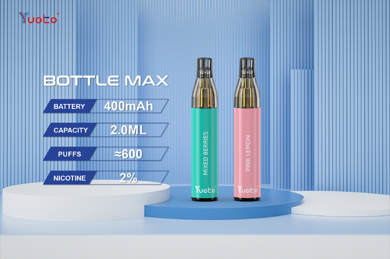 TPD 증명서를 가진 100% 본래 Yuoto 병 최대 2ml 400mah