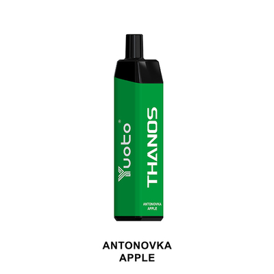 650 mah 배터리 재충전이 가능한 유오토 트하노스는 메쉬 코일 5000 퍼프 14Ml 액체를 기화시킵니다