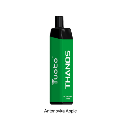 Yuoto 5000 퍼프 일회용 Vape Thanos 메쉬 코일 충전식 50mg 니코틴