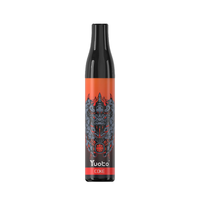 맛있는 맛 Yuoto 병 600 퍼프 일회용 Vape 제로 니코틴