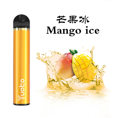 Yuoto 1500 분첩 고전적인 Vape 장비, 처분할 수 있는 E 담배 5% 니코틴