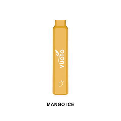 경량 600 분첩 장치 Yuoto 똑똑한 처분할 수 있는 Vape 2ML E 액체