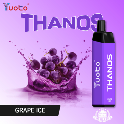 Yuoto Thanos 5000 퍼프 일회용 vape 충전식 전자 담배의 본격적인 공장