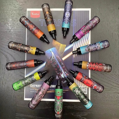 일회용 Vape 펜 Yuoto Thanos 5000 퍼프 메쉬 코일 14ml E-액체 650mAh 배터리