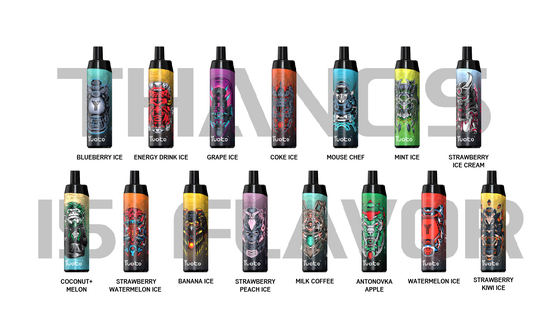 공장 가격 일회용 포드 14ml E-액체 650mAh 배터리 Yuoto Thanos 5000 더 큰 연기를 위한 퍼프 메쉬 코일