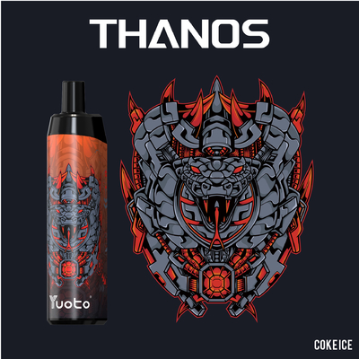 Yuoto Thanos 5000 퍼프 일회용 Vape 펜 후카 14ml E-액체 650mAh 배터리 메쉬 코일 포함