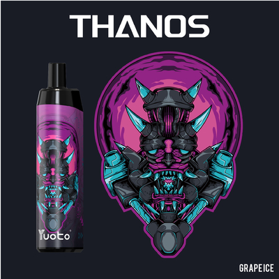 Yuoto Thanos 5000 퍼프 일회용 Vape 펜 후카 14ml E-액체 650mAh 배터리 메쉬 코일 포함