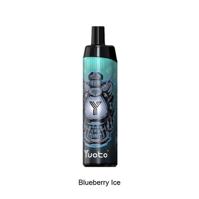 메쉬 코일 14ml 전자 액체 650mAh 배터리 블루베리 아이스와 도매 Vape 펜 2022 새로운 디자인 일회용 기화기