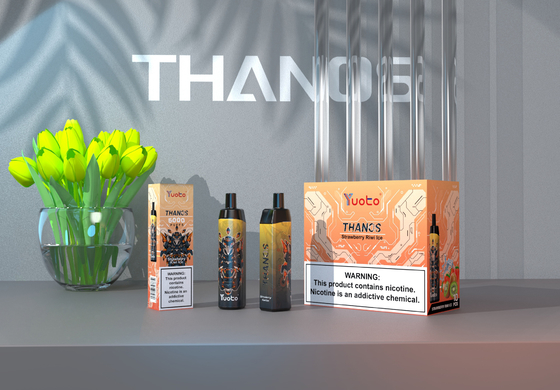 일회용 Vape 포드 5000 퍼프 바나나 맛 Yuoto Thanos 메쉬 코일 14ml Ejuice 650mAh 배터리 Bulking 중국 공장