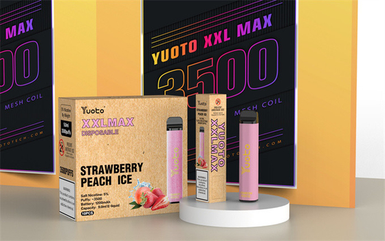 새로운 디자인 Yuoto xxl max 3500 퍼프 일회용 vape 키트 믹스 flavros 도매 가격