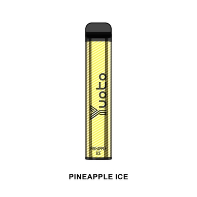 Yuoto 일회용 Vape 펜 장치 2500 퍼프 최고의 일회용 ecig 2022 파인애플 아이스 7ml