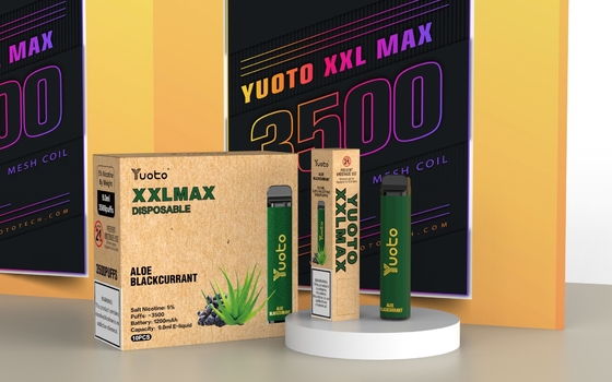 UAE용 Yuoto 일회용 Vape 3500 퍼프 딸기 라즈베리 XXL 맥스 퍼프 플러스