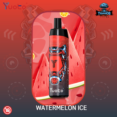 Yuoto Thanos 5000 퍼프 일회용 Vape 장치 수박 얼음 맛