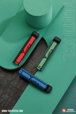 Yuoto XXL 2500 퍼프 일회용 Vape 펜 물 담뱃대 7ml 전자 액체 1200mAh 배터리 중국 공장에서 직접