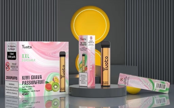 중국 공장 도매 일회용 Vape 펜 7ml 전자 액체 1200mAh 배터리 딸기 키위 얼음