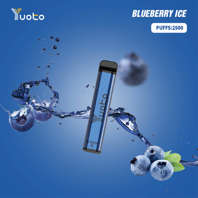 퍼프 유통 업체를위한 새로운 도착 일회용 Vape 전자 담배 7ml 전자 액체 1200mAh 배터리 포도 얼음 도매업자