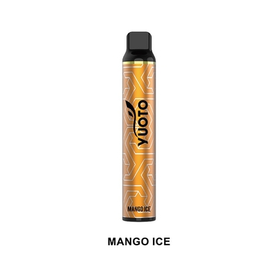 Yuoto 아름다운 일회용 Vape 펜 3000 분첩 50mg 니코틴 망고 얼음 1350mAh