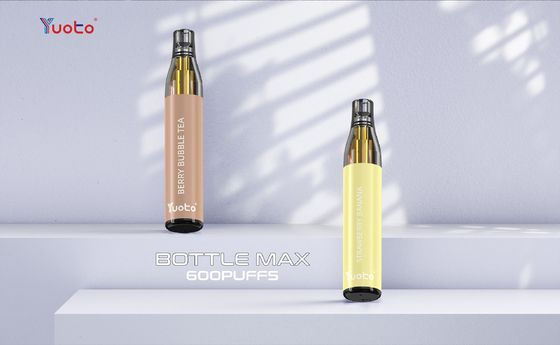 배터리 400mAh 새로운 버릴 수 있는 Ｅ 담배는 기화합니다, 600 퍼프 티피드 유오토 병 맥스