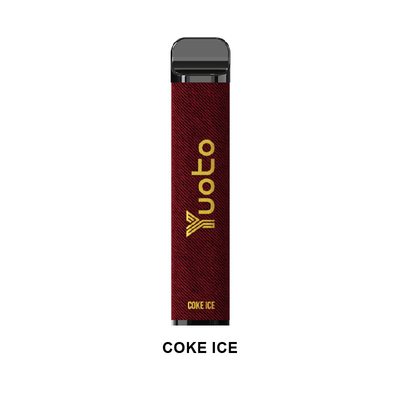 딸기 복숭아 얼음 맛 Yuoto XXL Max 3500 퍼프 전기 Vape 펜