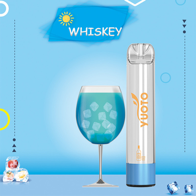 YUOTO 샤인 프로 2000퍼프 일회용 vape led 다채로운 글로우 5.0ml 주스 및 850mAh