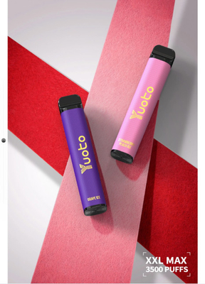 2023 신제품 출시 고품질 맞춤형 로고 Yuoto 3500 퍼프 일회용 Vape 너트 바 맛