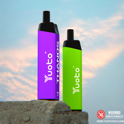 CE ROHS FCC 5000 퍼프는 기화합니다, 재충전이 가능한 600mAh 배터리 프리 채워진 불연성 담배