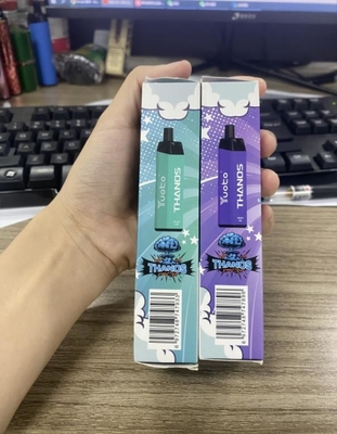 유오토 트하노스 5000 퍼프 재충전이 가능한 일회용은 14ML 5% 니코틴을 기화시킵니다