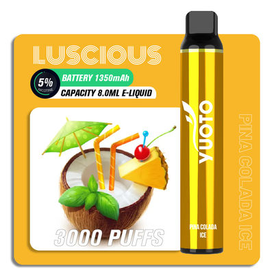 ODM 3000은 버릴 수 있는 전자 담배, 유오토 달콤한 Ｅ 여송연 OEM을 내뿜습니다