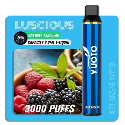 ODM 3000은 버릴 수 있는 전자 담배, 유오토 달콤한 Ｅ 여송연 OEM을 내뿜습니다