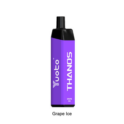 공장 도매 5000 퍼프 버릴 수 있는 병 전자 담배 유오토는 재충전이 가능한 650mAh 배터리를 기화시킵니다