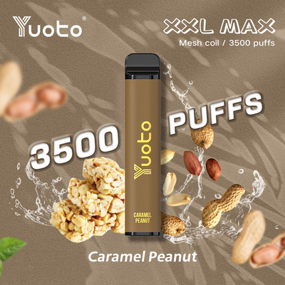 버릴 수 있는 좋은 맛 유오토 XXL 맥스 3500 퍼프는 메쉬 코일로 기화합니다