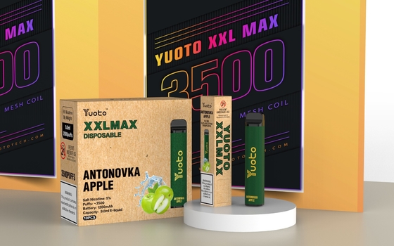 유토 XXL 맥스 3500푸프 재충전 가능한 패드 시스템이 없습니다
