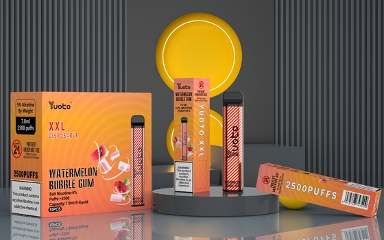 배터리 1200 mah XXL 2500 퍼프는 디바이스 성능 7 밀리람베르트 Ｅ 액체를 기화시킵니다