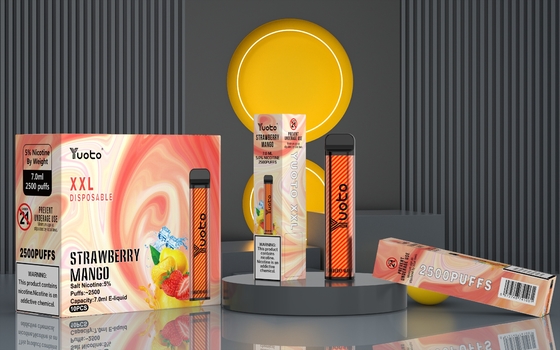 작은 몸 그러나 큰 힘 1200Mah 건전지 XXL 2500 분첩 장치 5% 니코틴