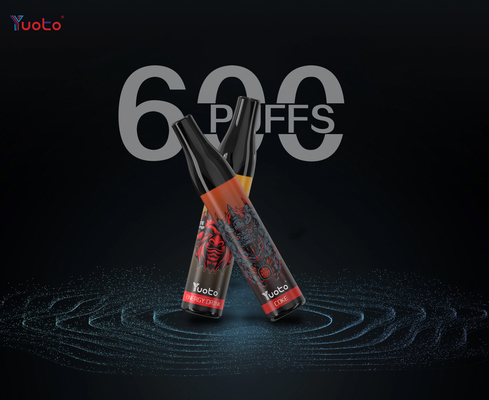 처음 사용자 키트 400mAh 충전지 메쉬 코일 버릴 수 있는 포드 600 퍼프 2 밀리람베르트