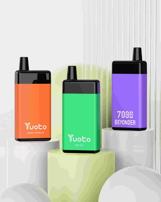 3.6 Ｖ 유오토 더 저편에 버릴 수 있는 7000 퍼프가 박하 블루베리 풍미를 기화시킵니다