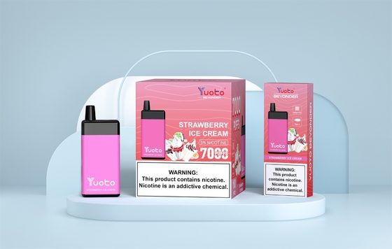 저편에 버릴 수 있는 16 밀리람베르트 미리 채운 Ｅ 액체 유오토는 7000 퍼프 900mAh 로에스 FCC를 기화시킵니다