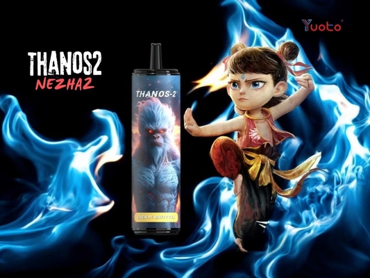 유토 thanos2 10000 펌프 일회용 Vaping Mesh 코일 배터리 레벨 디스플레이