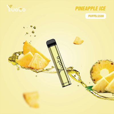 YUOTO XXL 2500Puffs 처분할 수 있는 Vape 연기가 나는 7ml Ejuice 1200mAh 과일 풍미