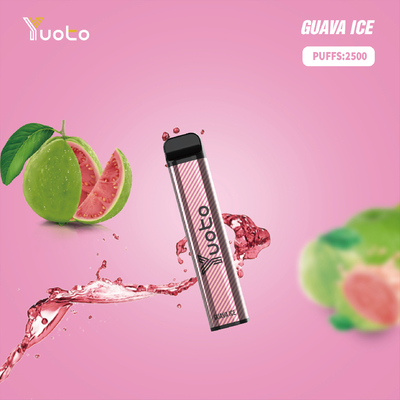 YUOTO XXL 2500Puffs 처분할 수 있는 Vape 연기가 나는 7ml Ejuice 1200mAh 과일 풍미