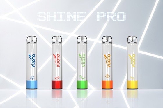 850mAh 5.0ml 2000 퍼프 처분할 수 있는 Vape, 지도된 빛나는 처분할 수 있는 꼬투리 장치