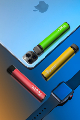 5% 2% 니코틴 800 퍼프 Vape 600mAh 배터리 독특하고 비발한 외관