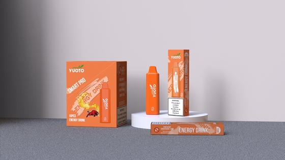 YUOTO 통증 프로 1500은 800mAh 배터리와 2-5%Mg 버릴 수 있는 Ｅ 여송연 사각선을 내뿜습니다