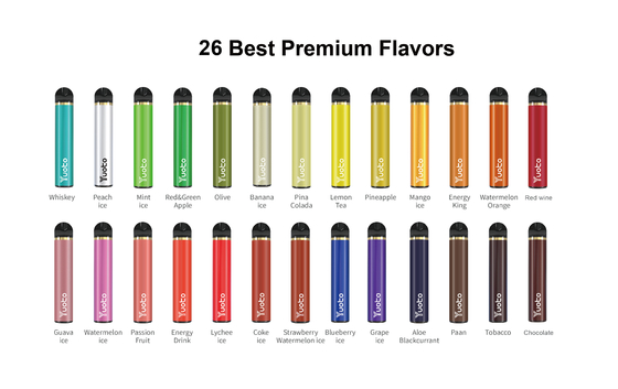 5mL 주스 미리 채워진 수박 얼음 일회용 Vape 1500 퍼프