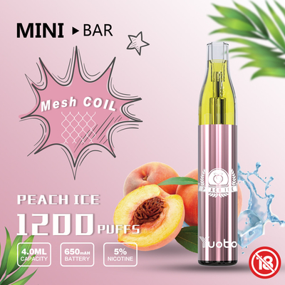 중대한 맛 생성을 가진 교체할 수 있는 카트리지 1200 퍼프 Vape